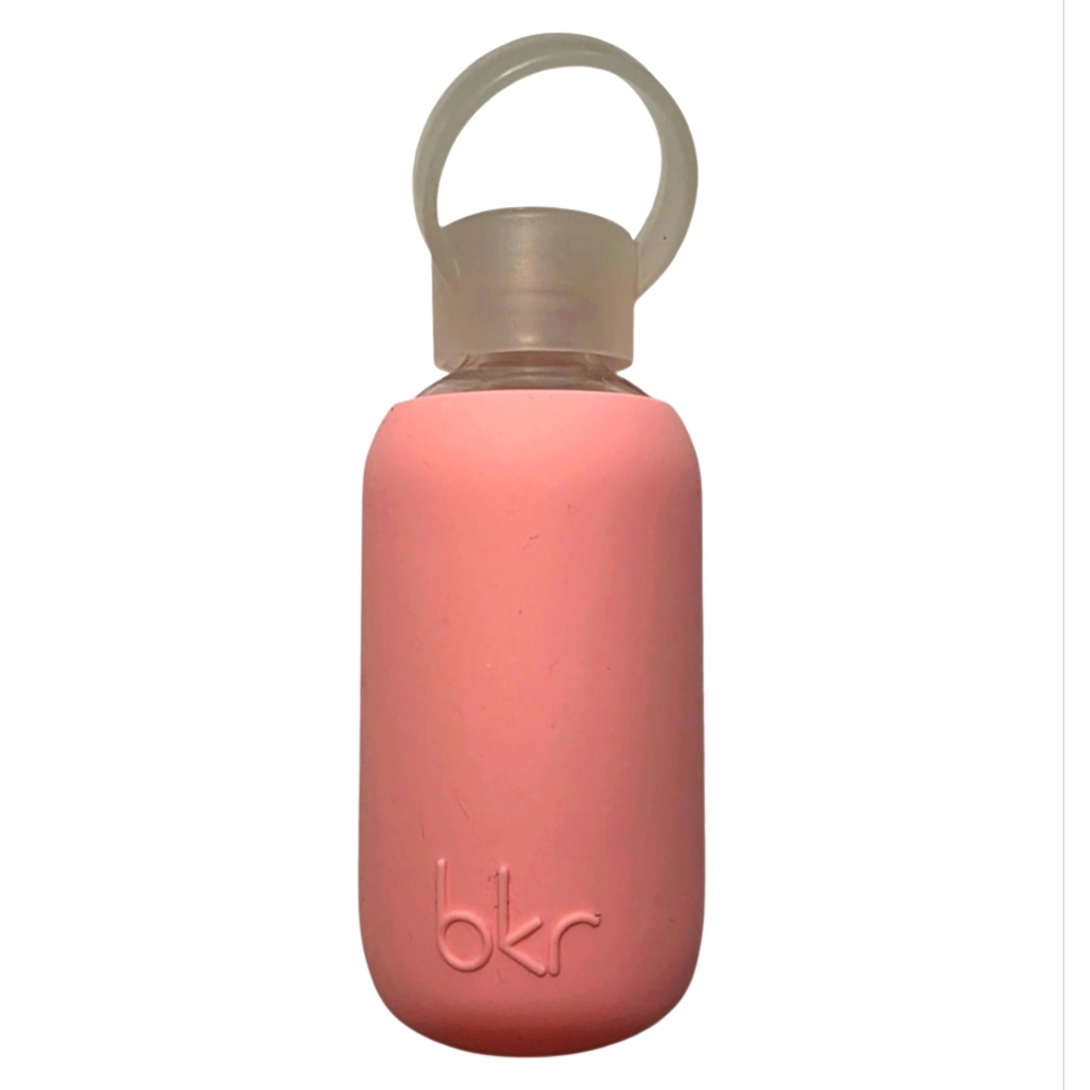 bkr Elle Light Pink Teeny 8 oz Glass Water Bottle